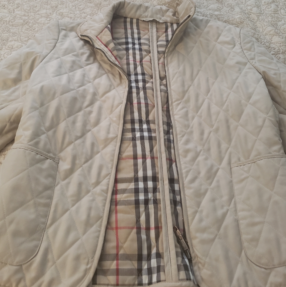 Burberry quilted jacket